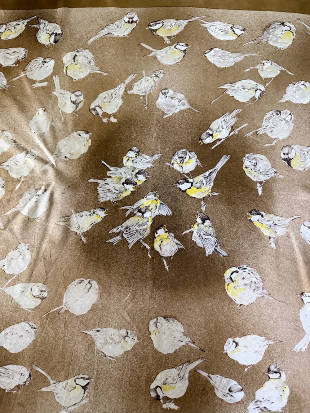 Hermes Les Mesanges silk scarf.